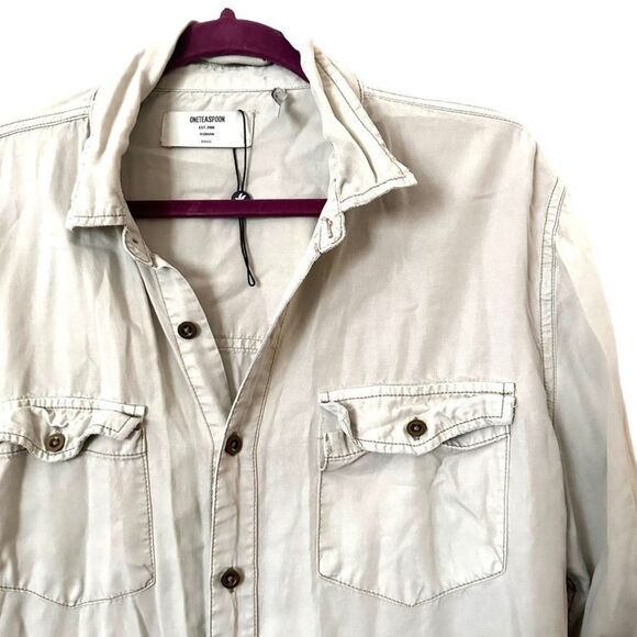 ONE‎ TEASPOON Cut Off Original Liberty Button Down NWOT Sz S - Picture 4 of 5